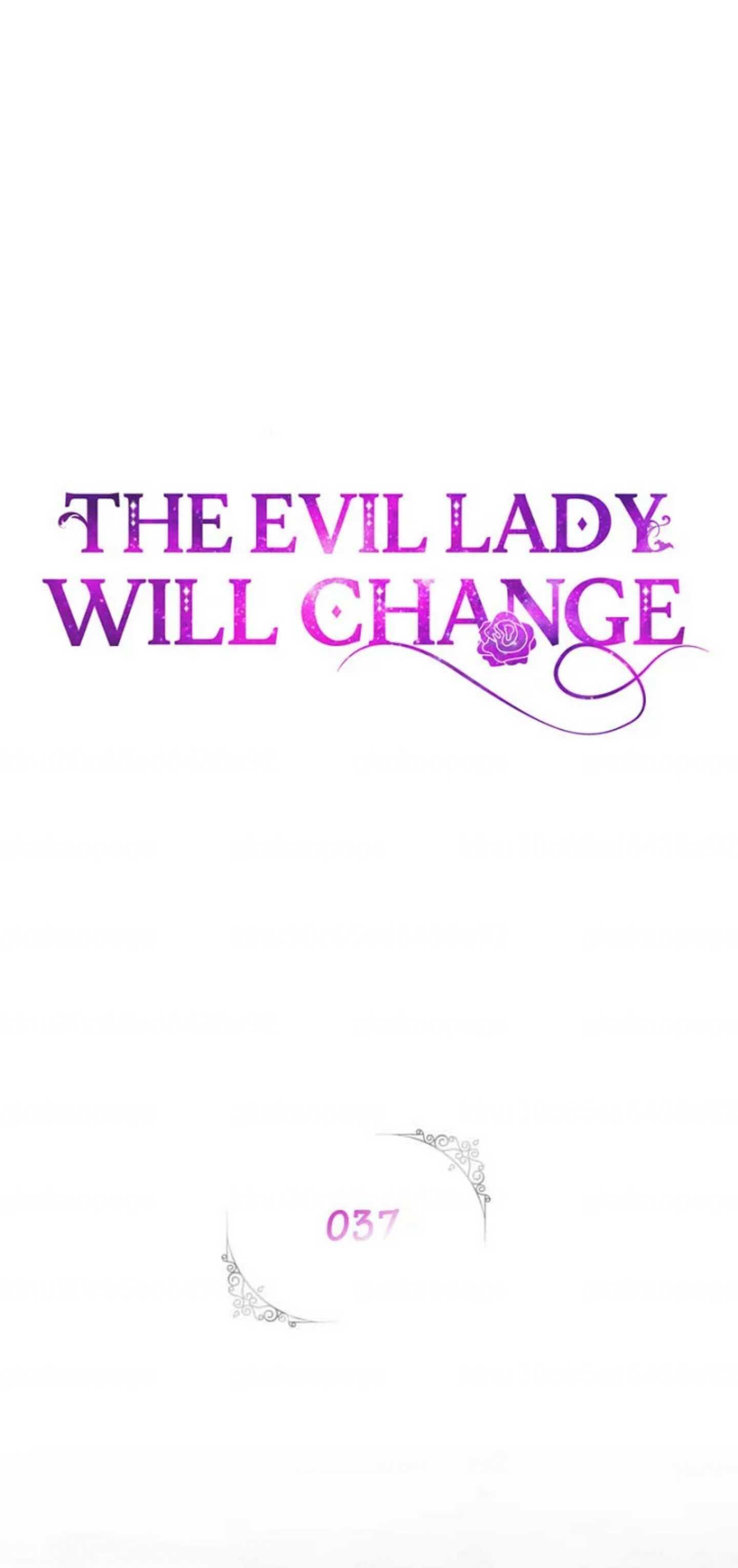 The Evil Lady Will Change (Official)-Chapter 37